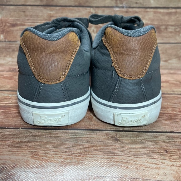 Bass Men Sneakers Charcoal Gray Size 8.5 - Picture 14 of 16